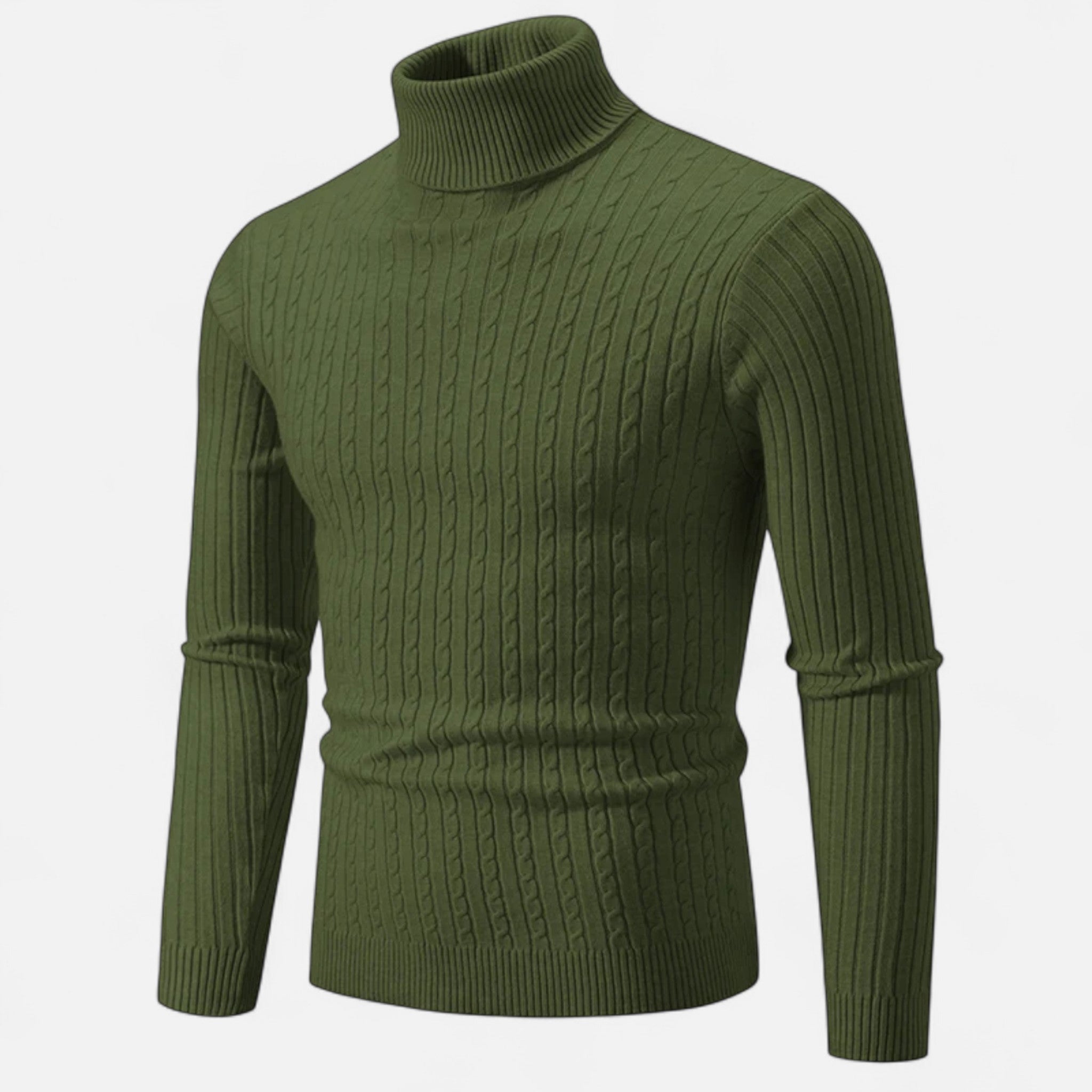 Vara Men’s Wool High - Neck Sweater - MUSSRA